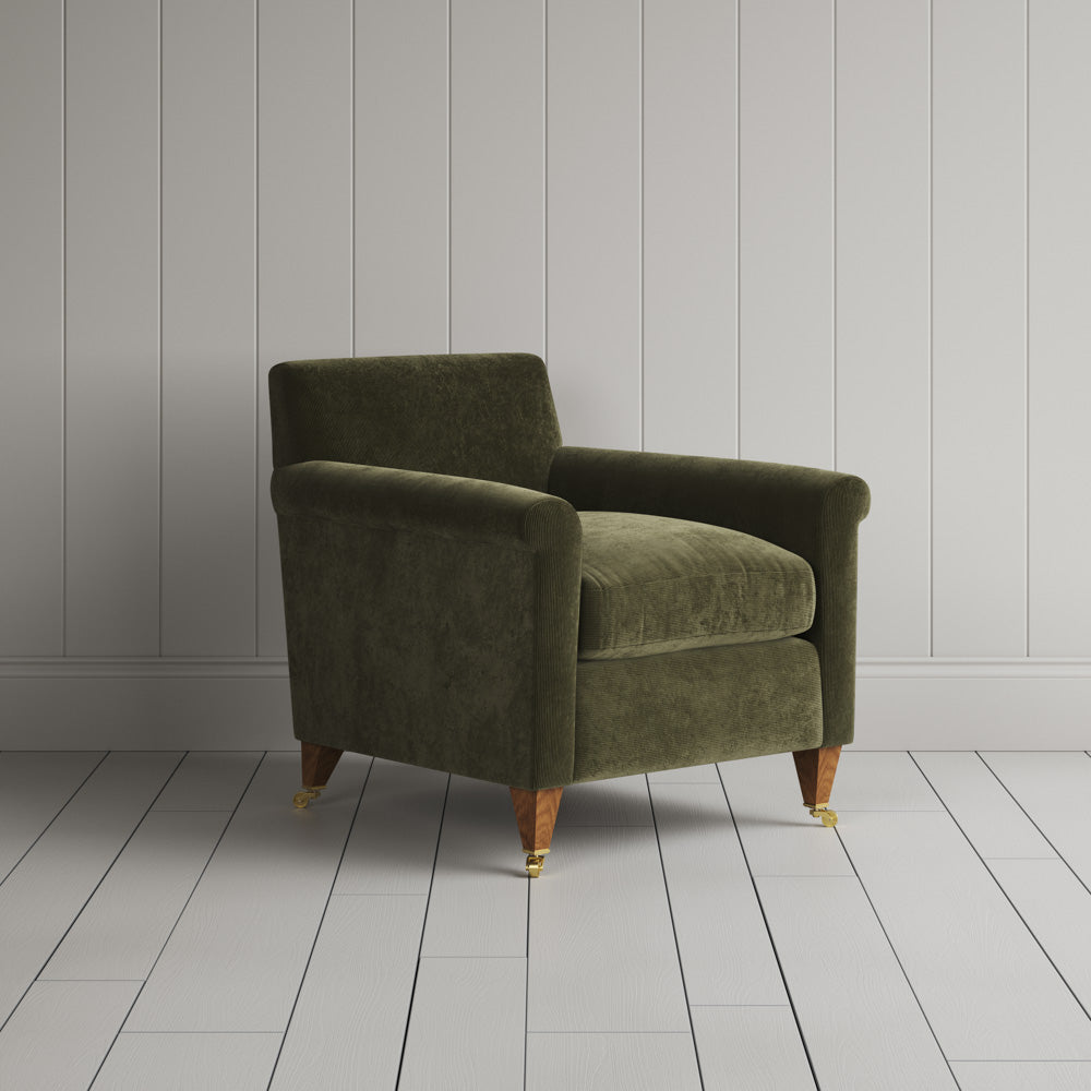  Idler Armchair in Classic Corduroy Caper - NiX By Nicola Harding & Co. 
