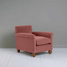  Idler Armchair in Intelligent Velvet Damson - Nicola Harding 