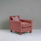  Idler Armchair in Intelligent Velvet Damson - Nicola Harding 