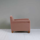  Idler Armchair in Intelligent Velvet Dusky Pink - Nicola Harding 