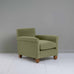 image of Idler Armchair in Intelligent Velvet Green Tea