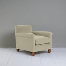 Idler Armchair in Intelligent Velvet Moonstone - Nicola Harding 