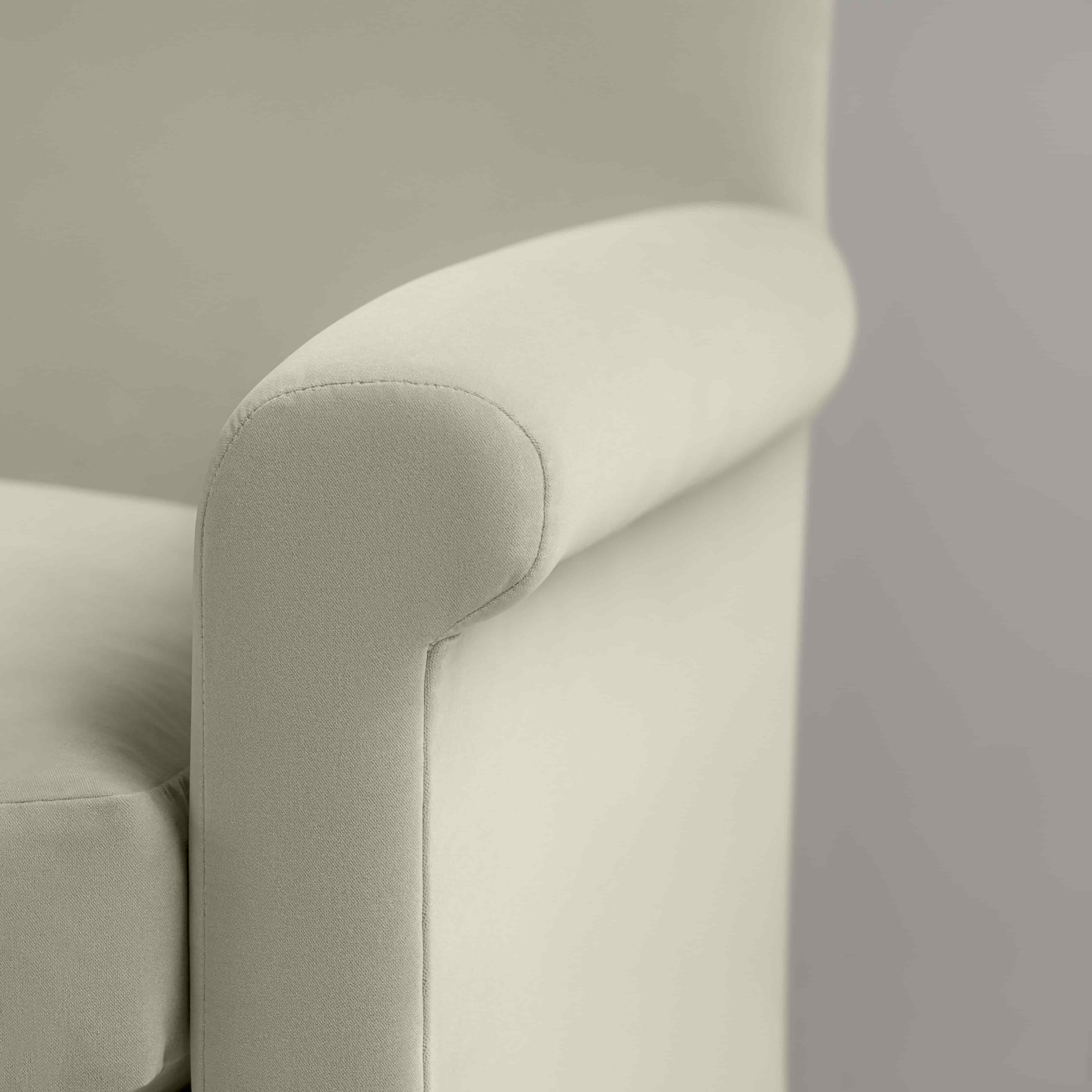  Idler Armchair in Intelligent Velvet Moonstone 