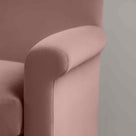  Idler Armchair in Intelligent Velvet Rose - Nicola Harding 