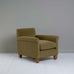 image of Idler Armchair in Intelligent Velvet Sepia
