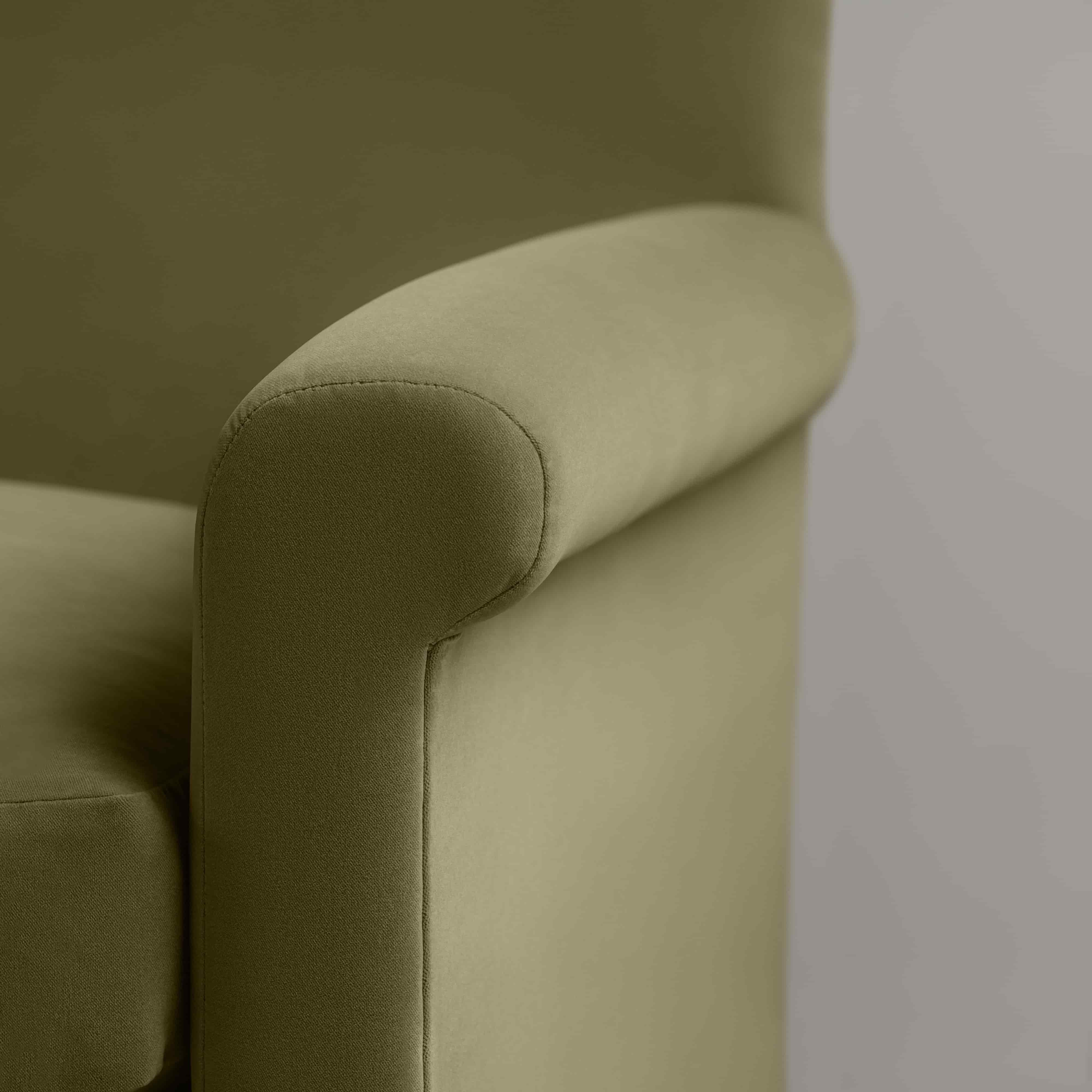  Idler Armchair in Intelligent Velvet Sepia 
