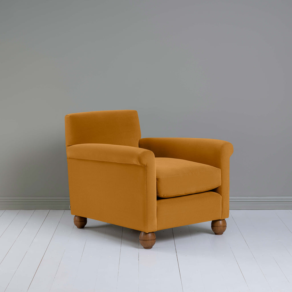  Idler Armchair in Intelligent Velvet Spice 