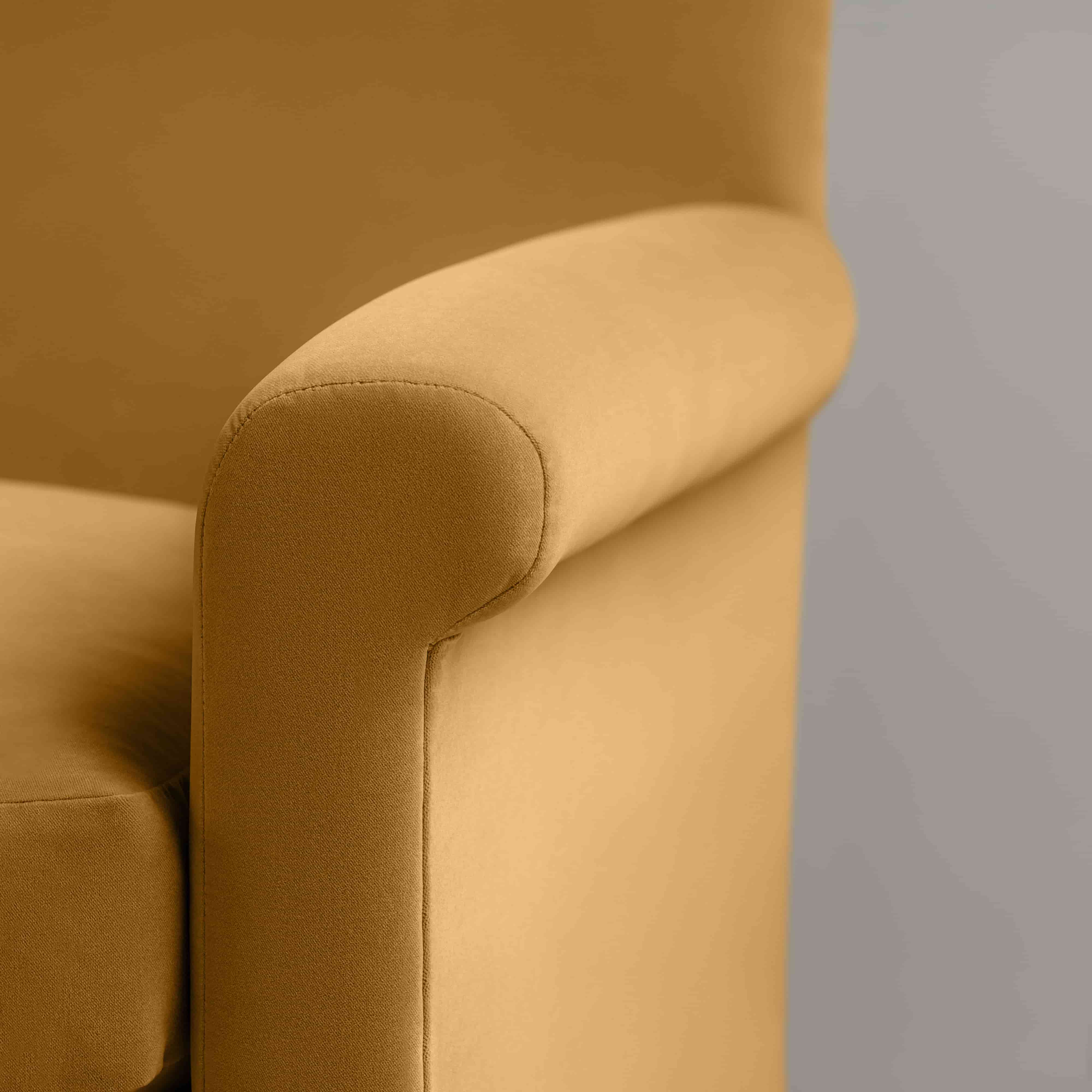  Idler Armchair in Intelligent Velvet Spice - Nicola Harding 