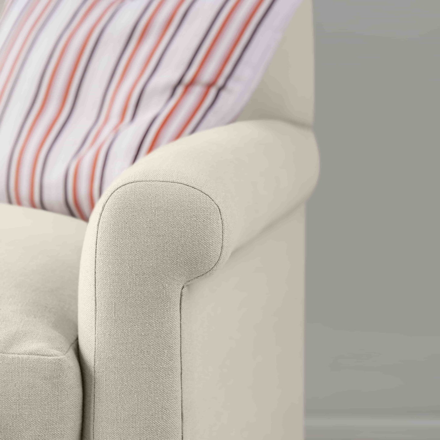 Idler Armchair in Laidback Linen Dove - Nicola Harding
