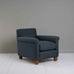 image of Idler Armchair in Laidback Linen Midnight