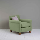  Idler Armchair in Laidback Linen Moss - Nicola Harding 