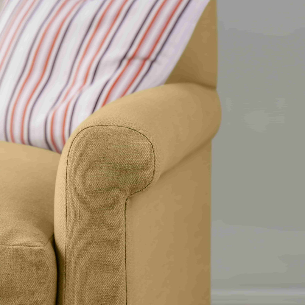  Idler Armchair in Laidback Linen Ochre - Nicola Harding 