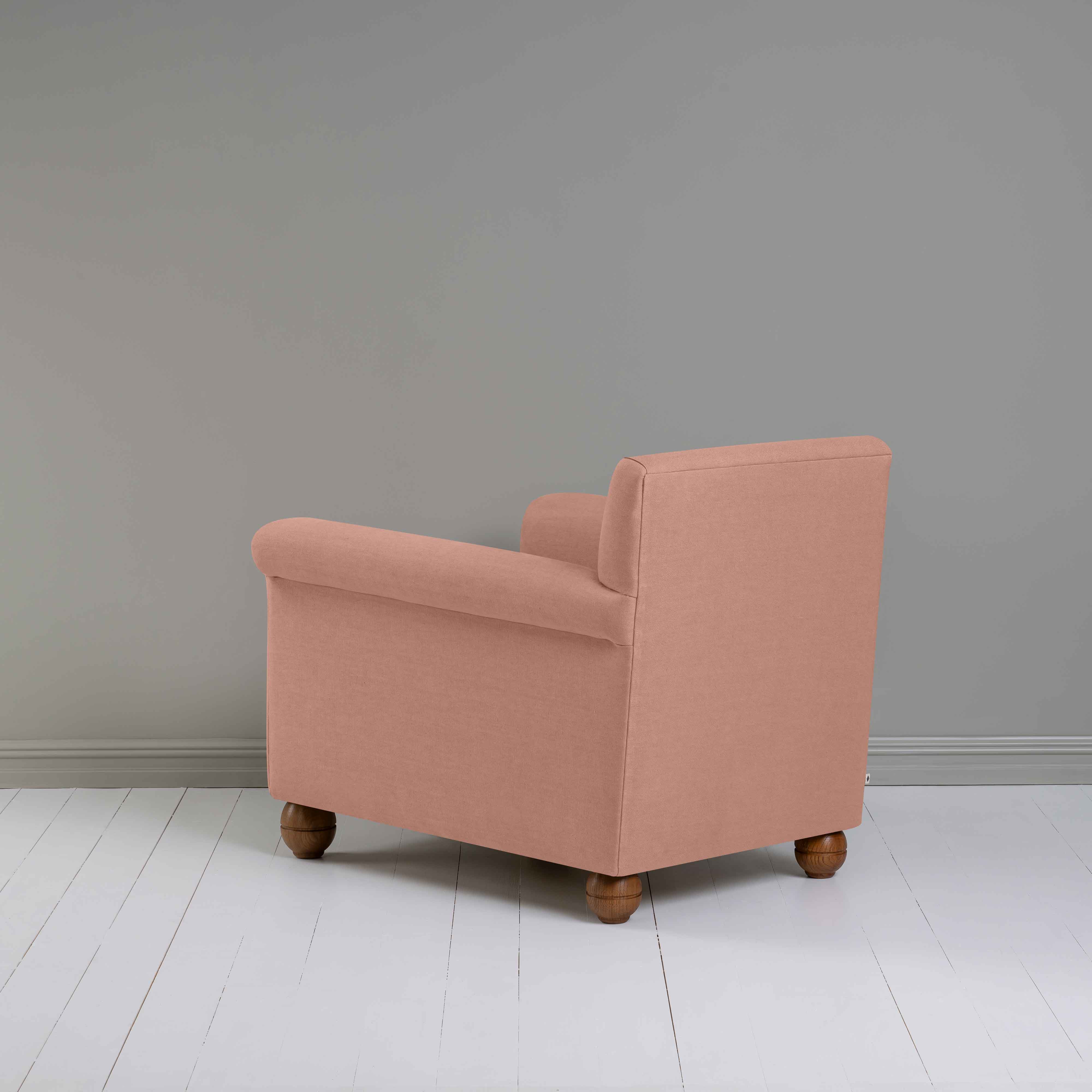  Idler Armchair in Laidback Linen Roseberry 