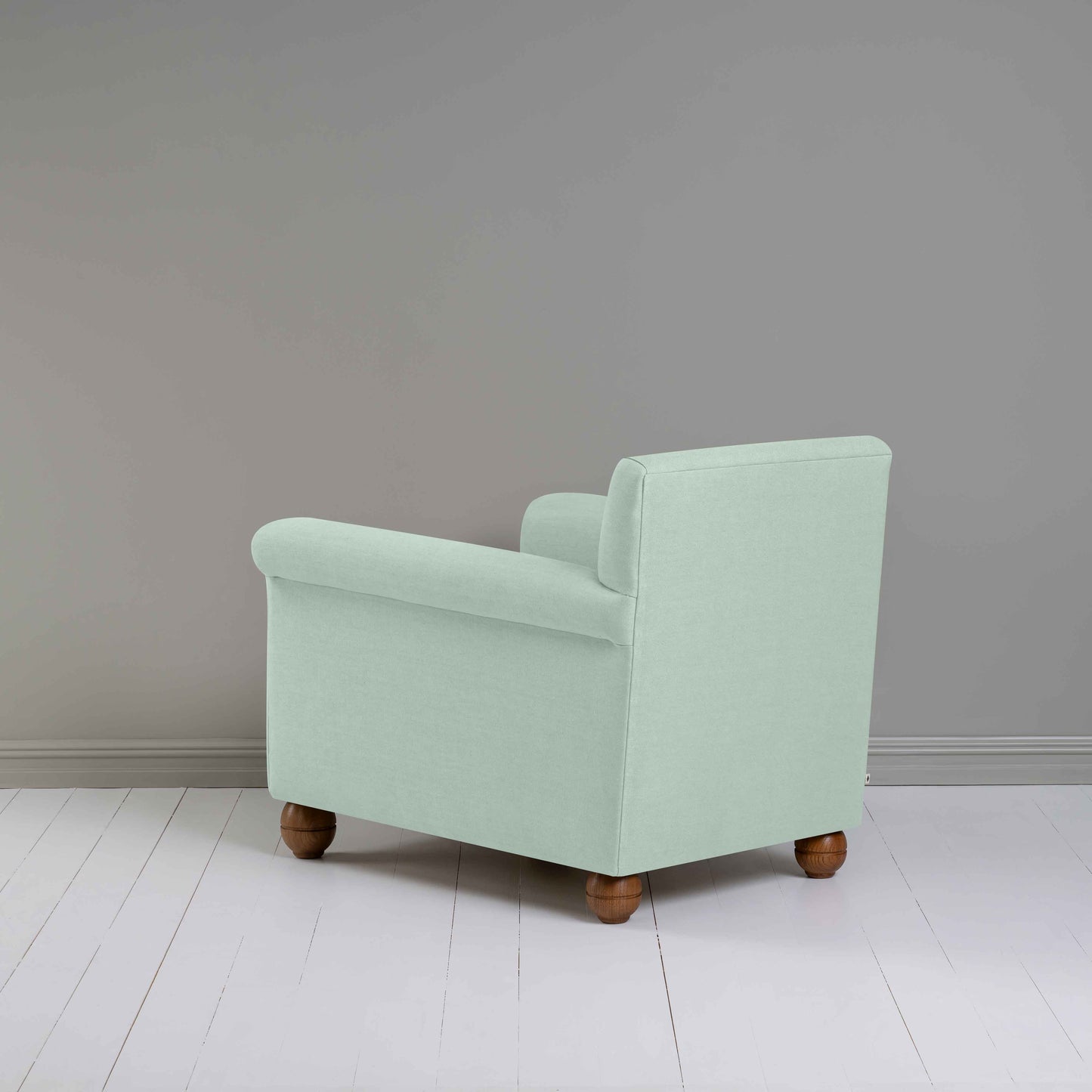 Idler Armchair in Laidback Linen Sky - Nicola Harding