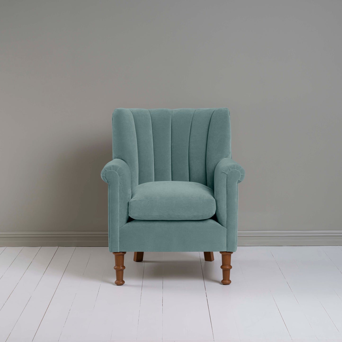 Time Out Armchair in Intelligent Velvet Mineral