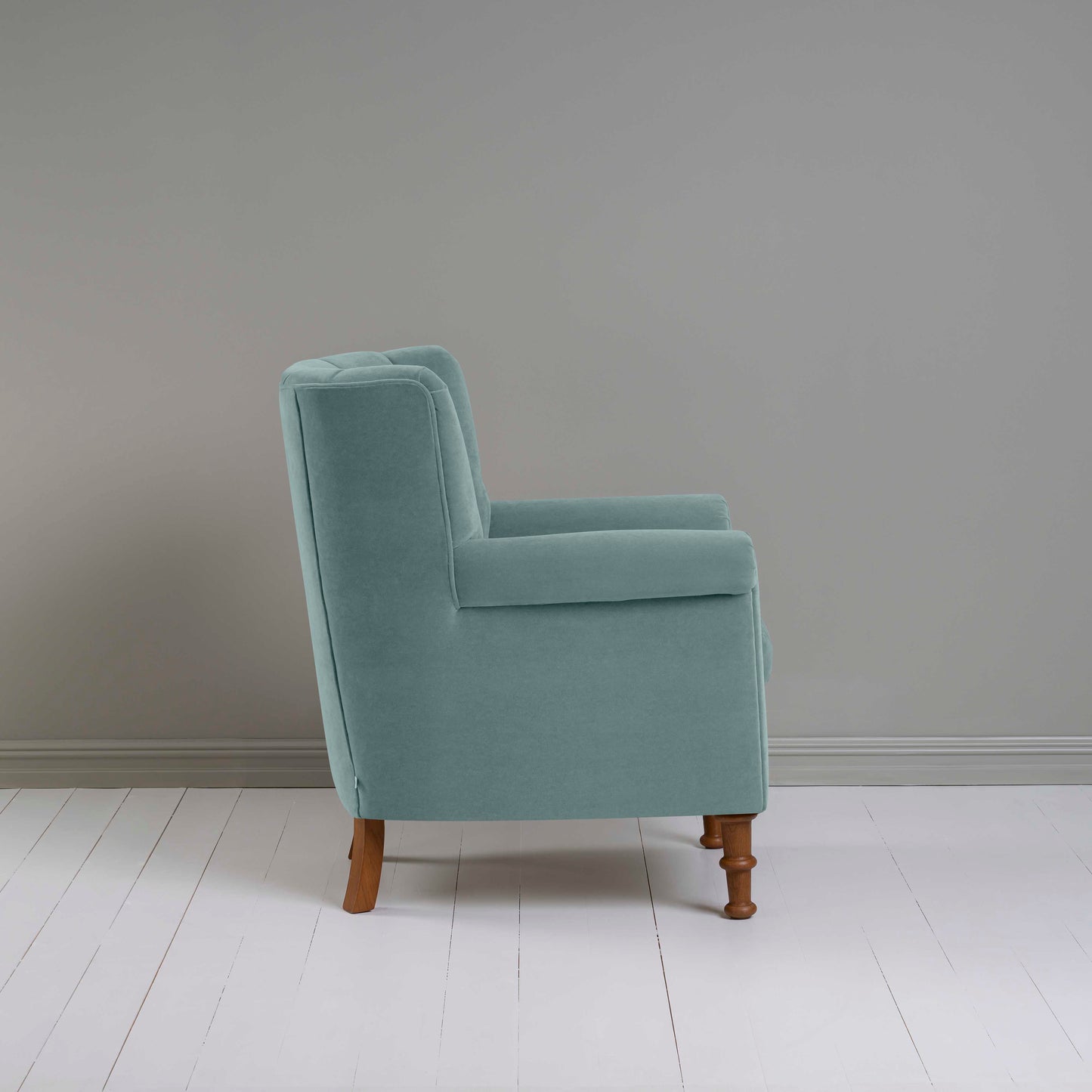 Time Out Armchair in Intelligent Velvet Mineral