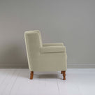  Time Out Armchair in Intelligent Velvet Moonstone, Side View - NiX 
