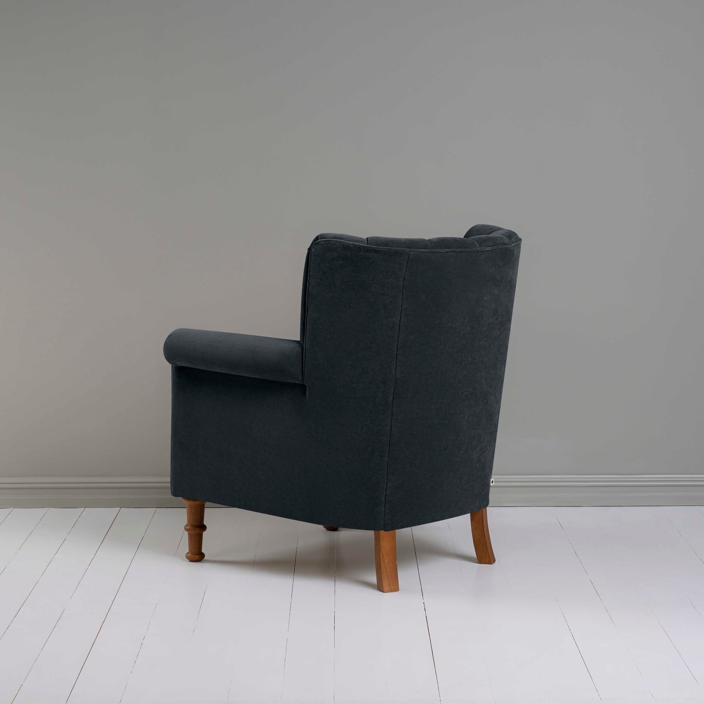 Time Out Armchair in Intelligent Velvet Onyx