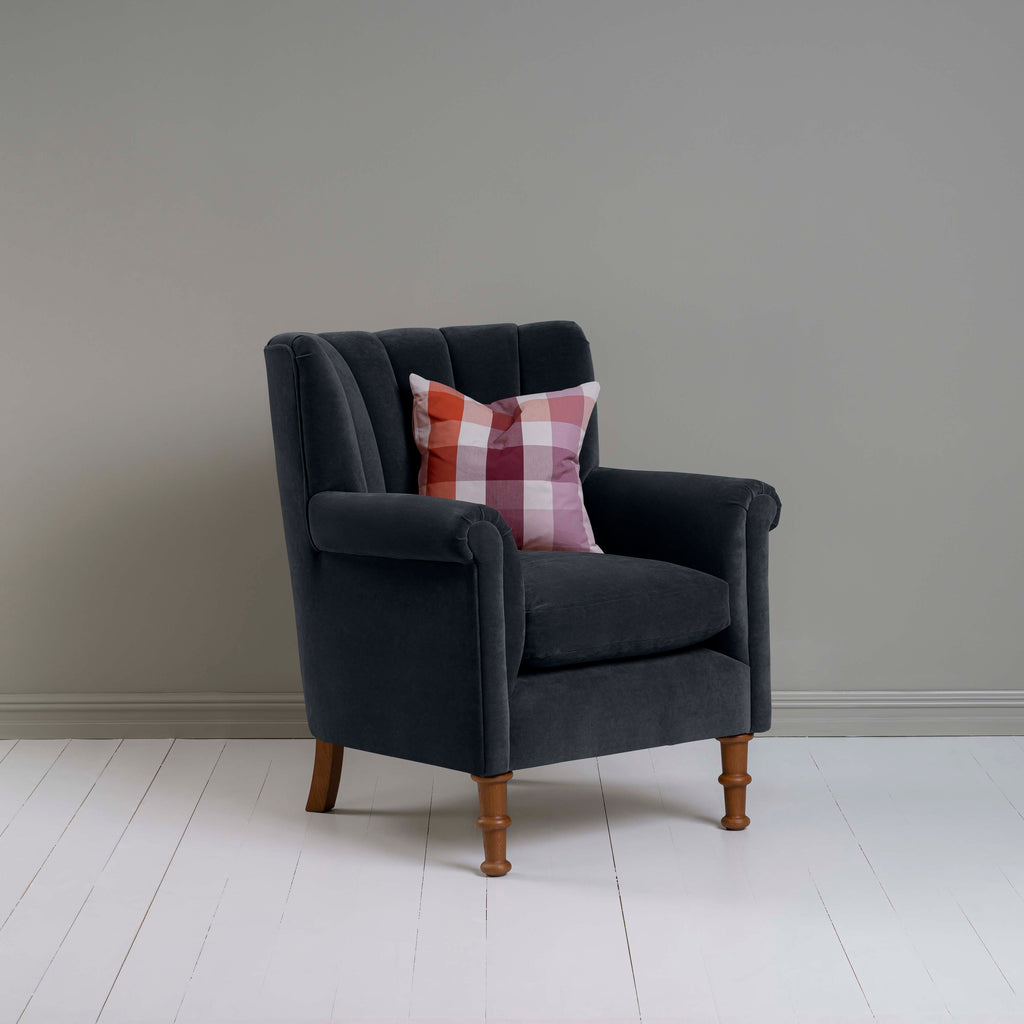  Time Out Armchair in Intelligent Velvet Onyx 