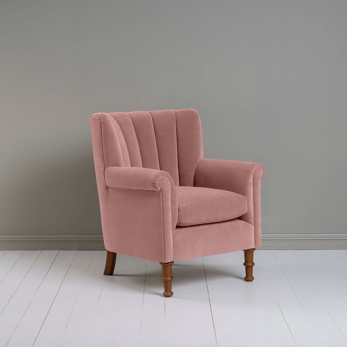 Time Out Armchair in Intelligent Velvet Rose