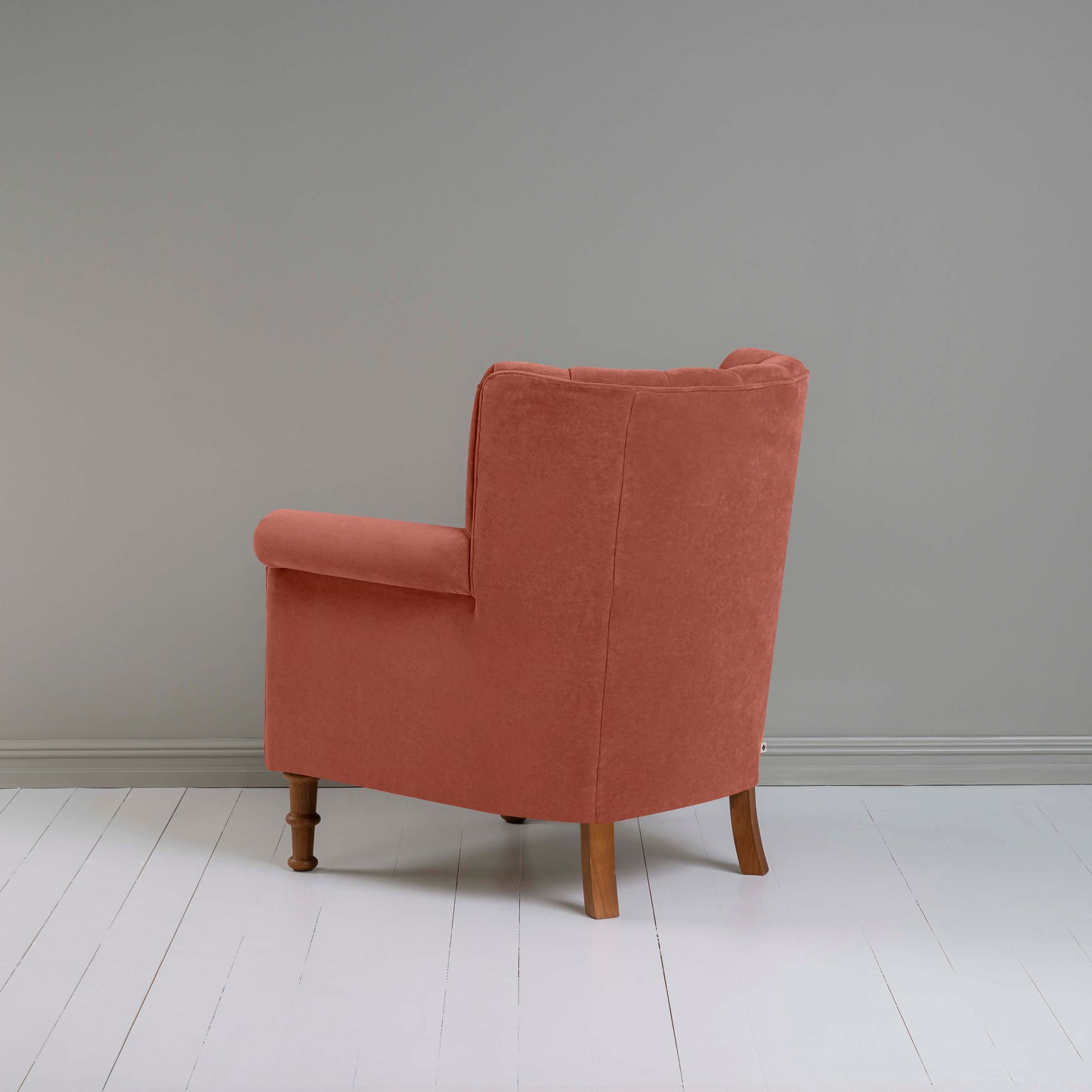 Time Out Armchair in Intelligent Velvet Sienna