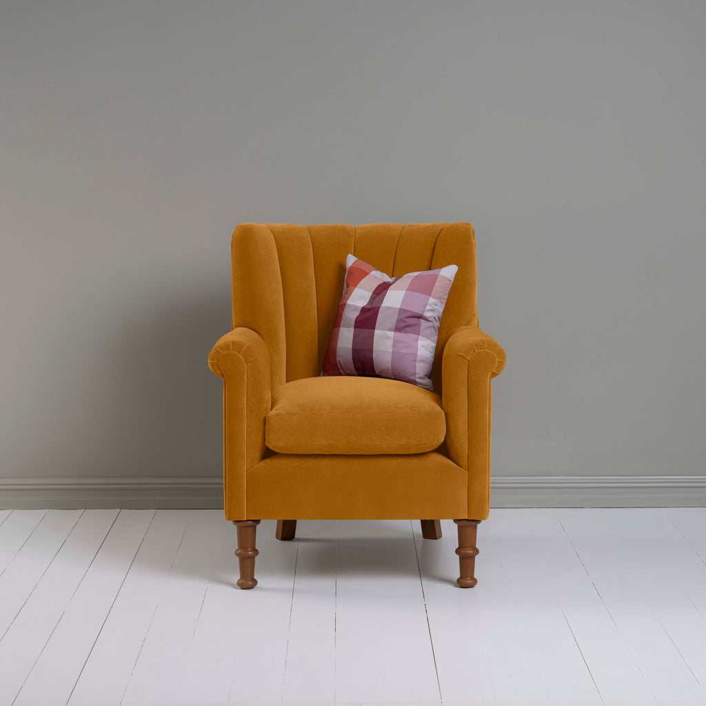  Time Out Armchair in Intelligent Velvet Spice 