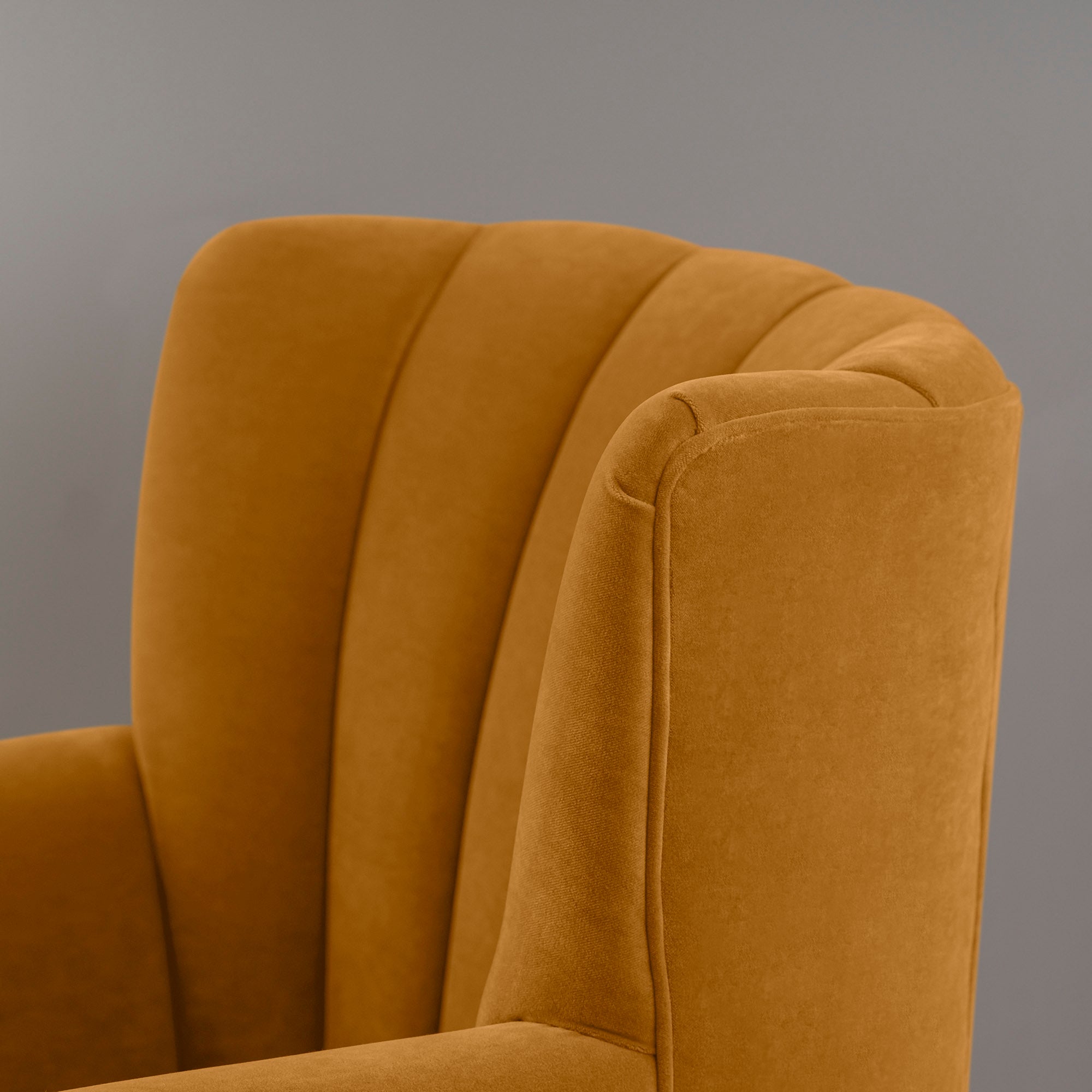  Time Out Armchair in Intelligent Velvet Spice 