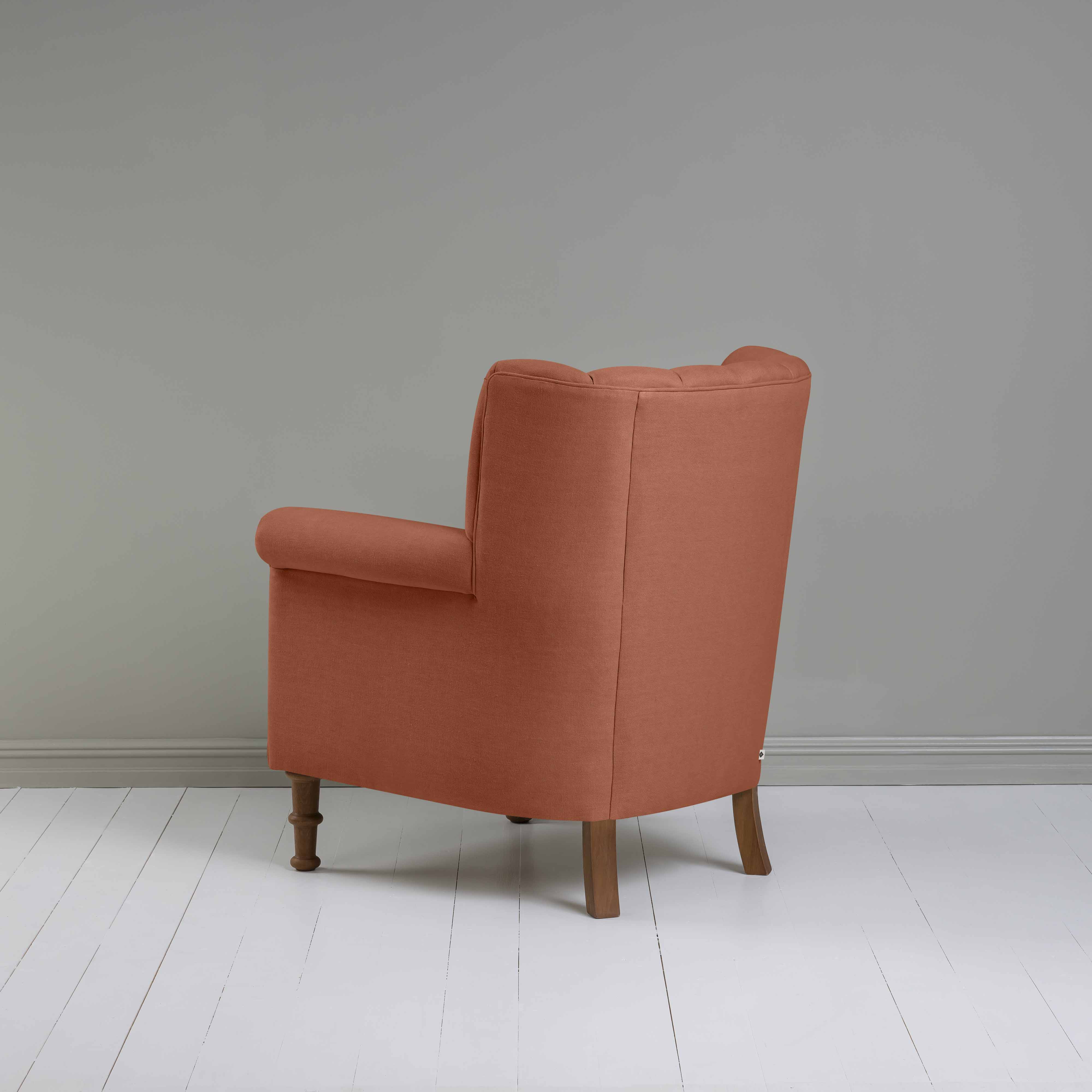  Time Out Armchair in Laidback Linen Cayenne 