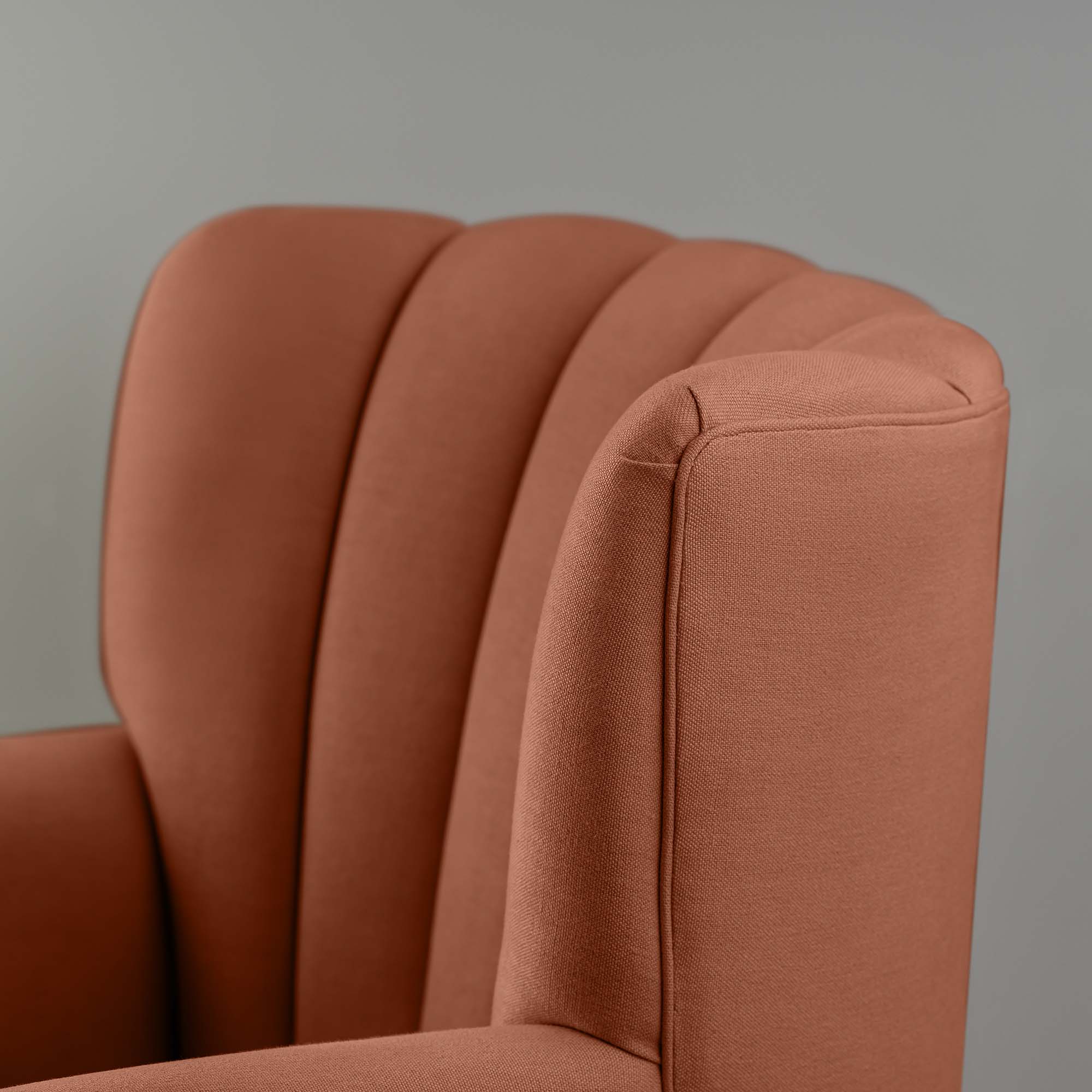  Time Out Armchair in Laidback Linen Cayenne 