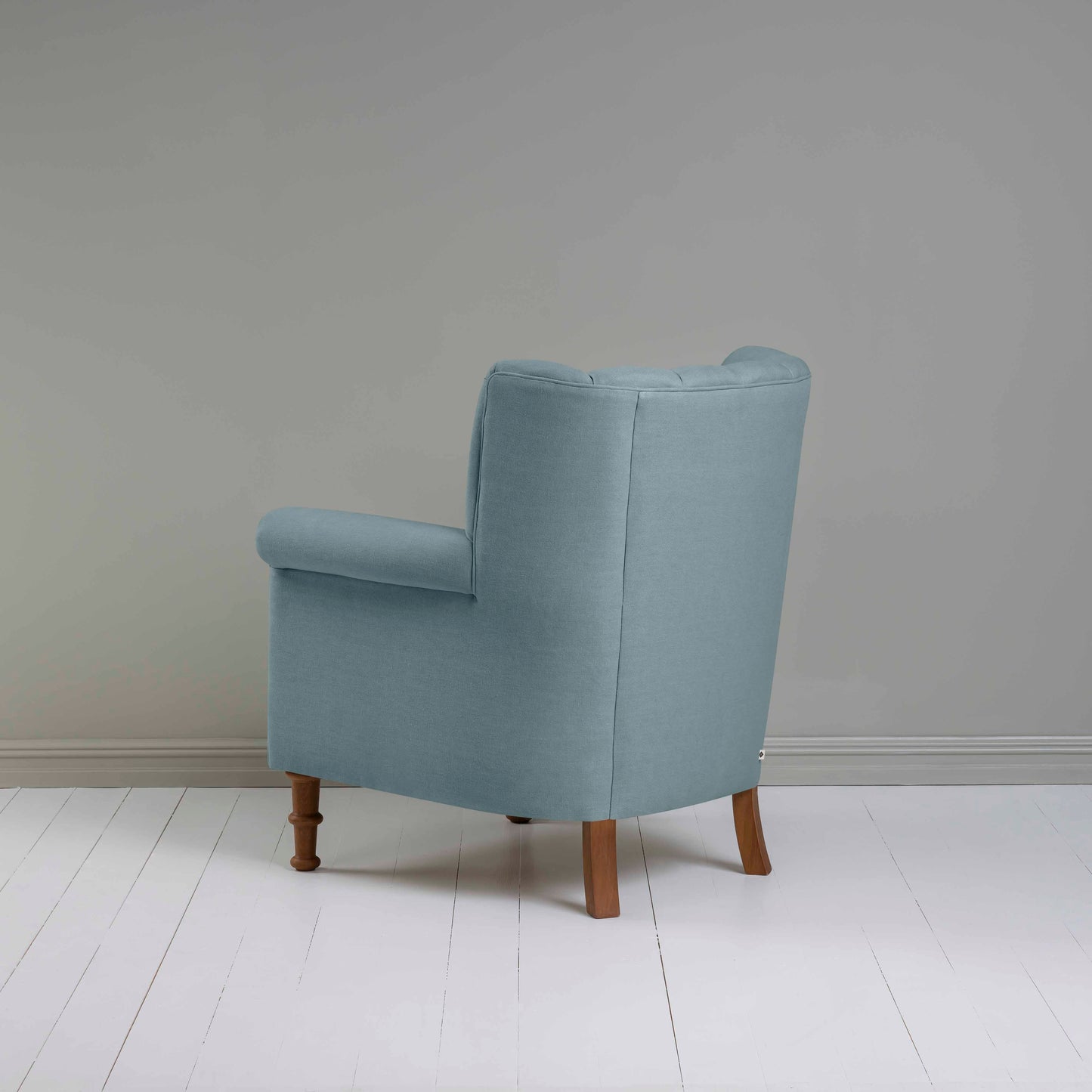 Time Out Armchair in Laidback Linen Cerulean