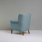  Time Out Armchair in Laidback Linen Cerulean, Back View - NiX 