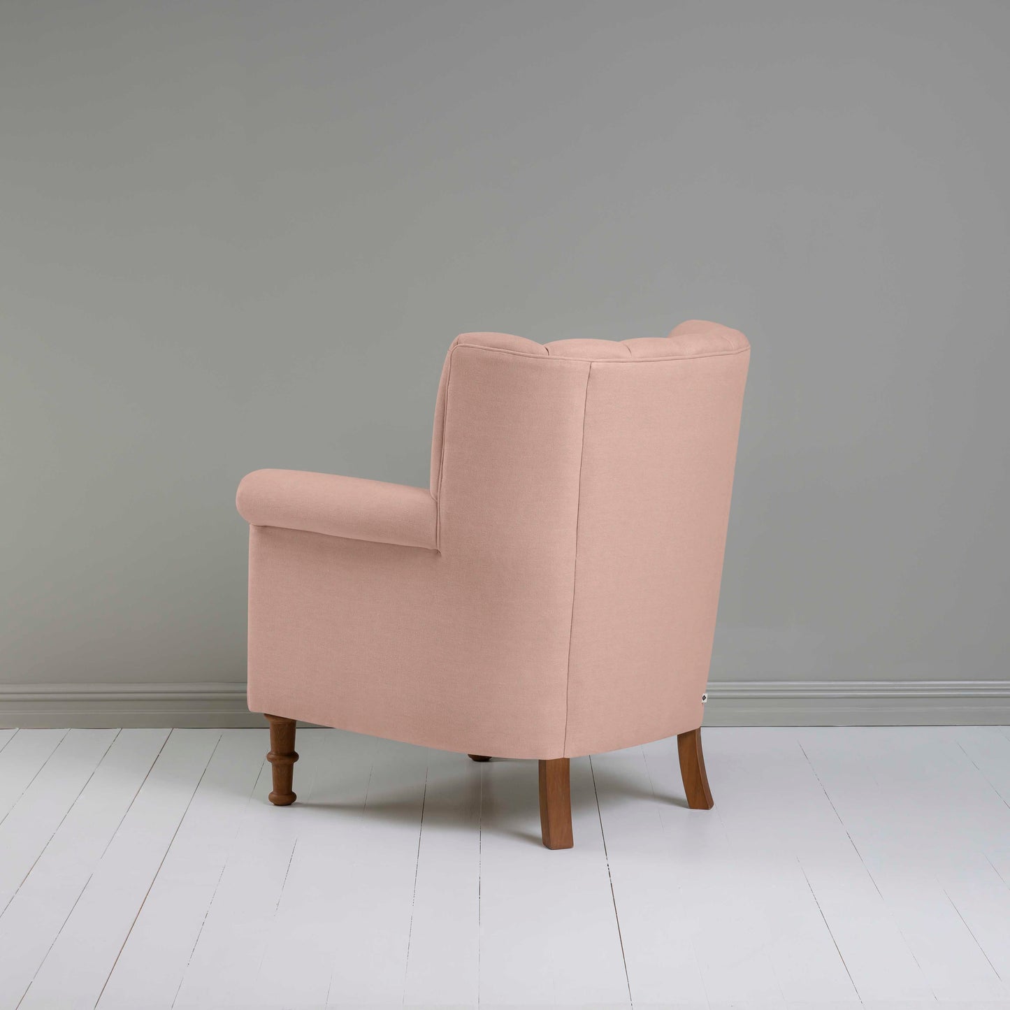 Time Out Armchair in Laidback Linen Dusky Pink