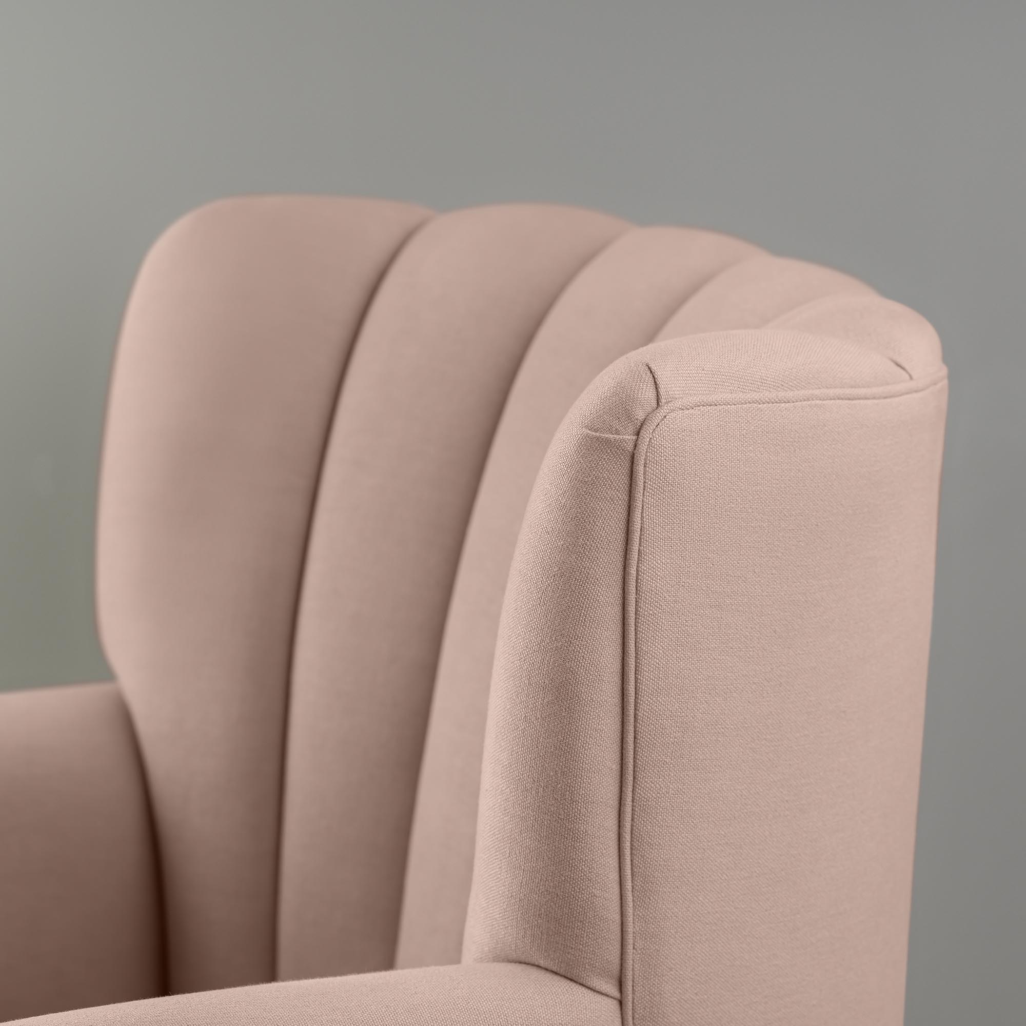  Time Out Armchair in Laidback Linen Dusky Pink 