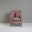  Time Out Armchair in Laidback Linen Heather, Front View With Cushion - NiX 