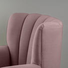  Time Out Armchair in Laidback Linen Heather, High Back Design Closeup - NiX 