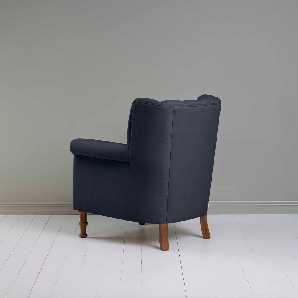  Time Out Armchair in Laidback Linen Midnight 