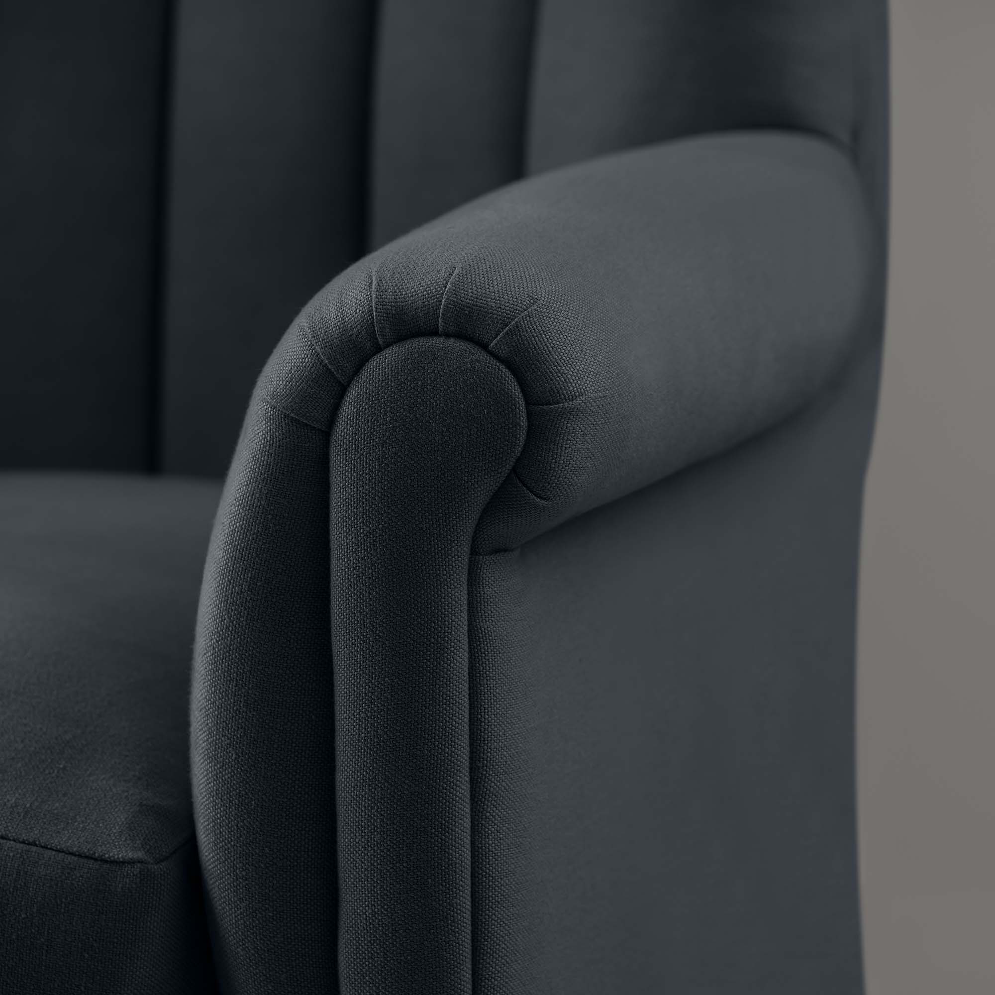  Time Out Armchair in Laidback Linen Midnight 