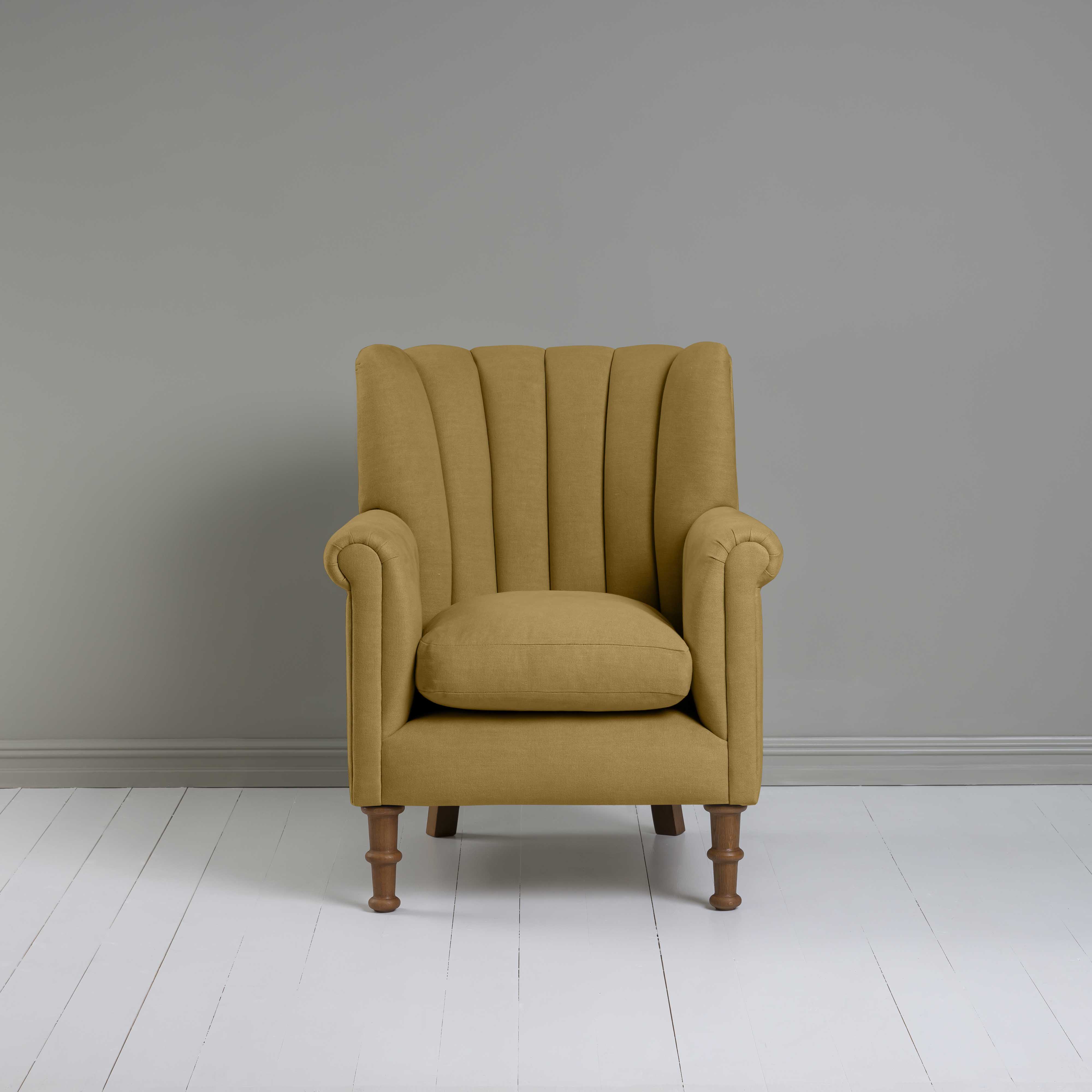  Time Out Armchair in Laidback Linen Ochre 