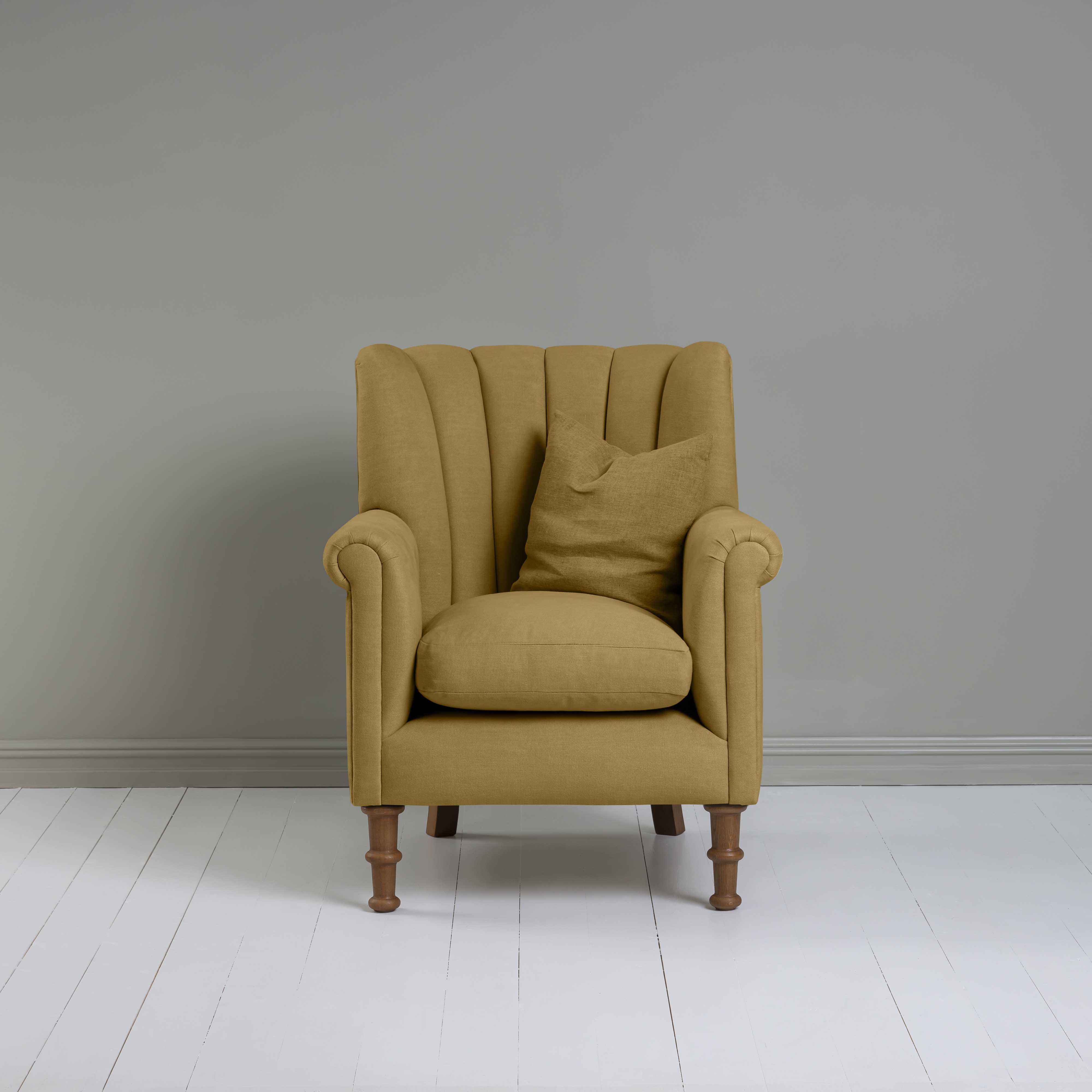  Time Out Armchair in Laidback Linen Ochre 