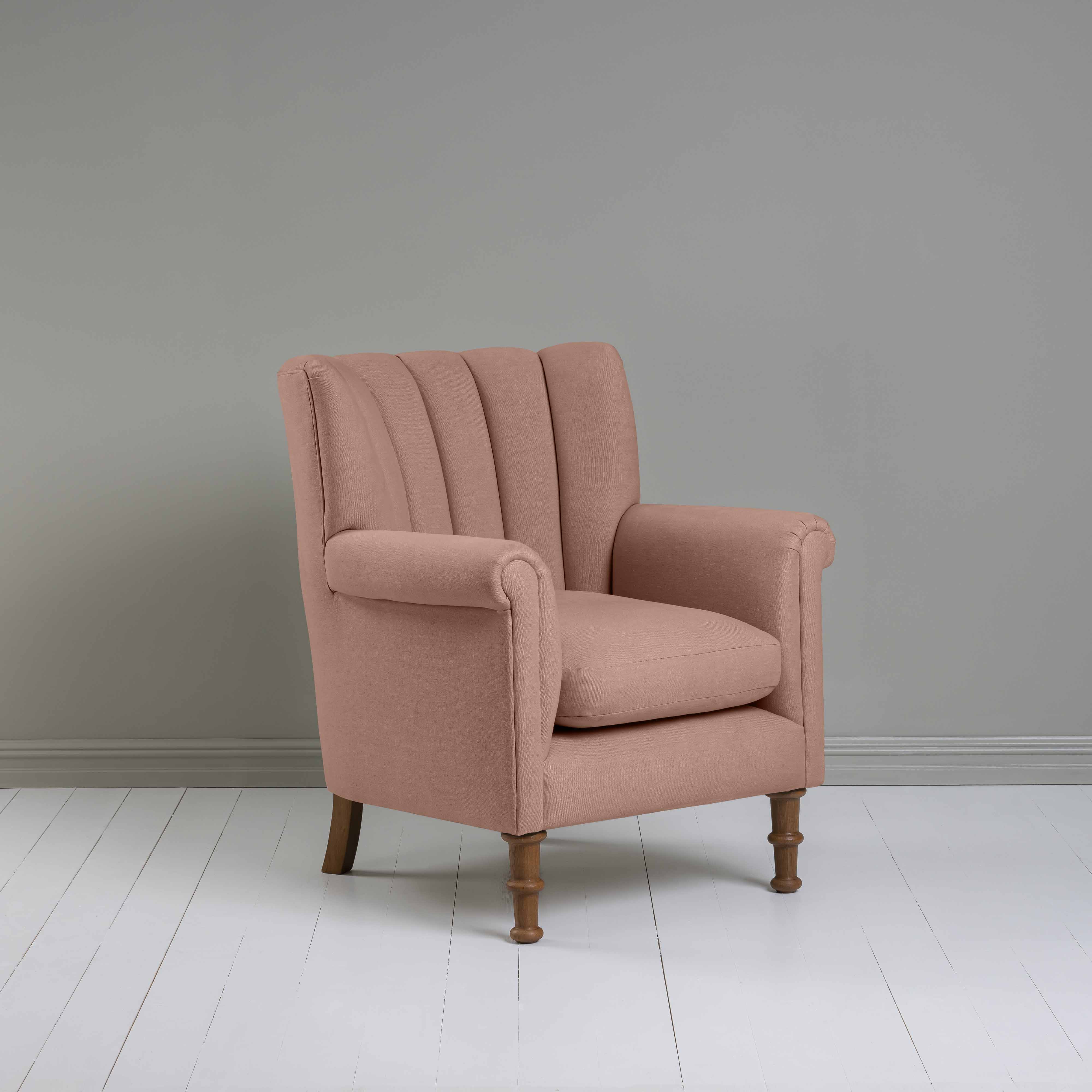  Time Out Armchair in Laidback Linen Roseberry - NiX 