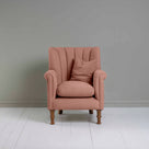  Time Out Armchair in Laidback Linen Roseberry, Front View With Matching Cushion onit - NiX 