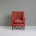 image of Time Out Armchair in Laidback Linen Rouge