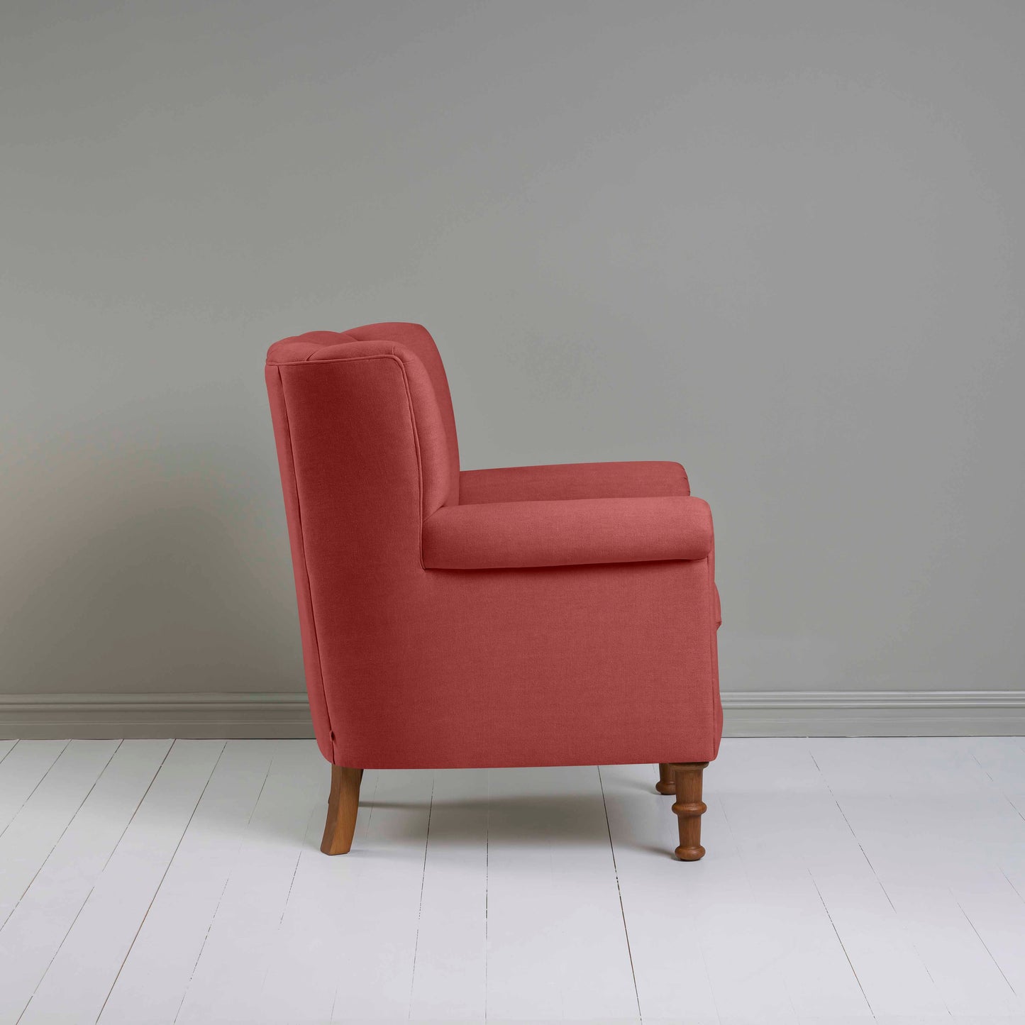 Time Out Armchair in Laidback Linen Rouge