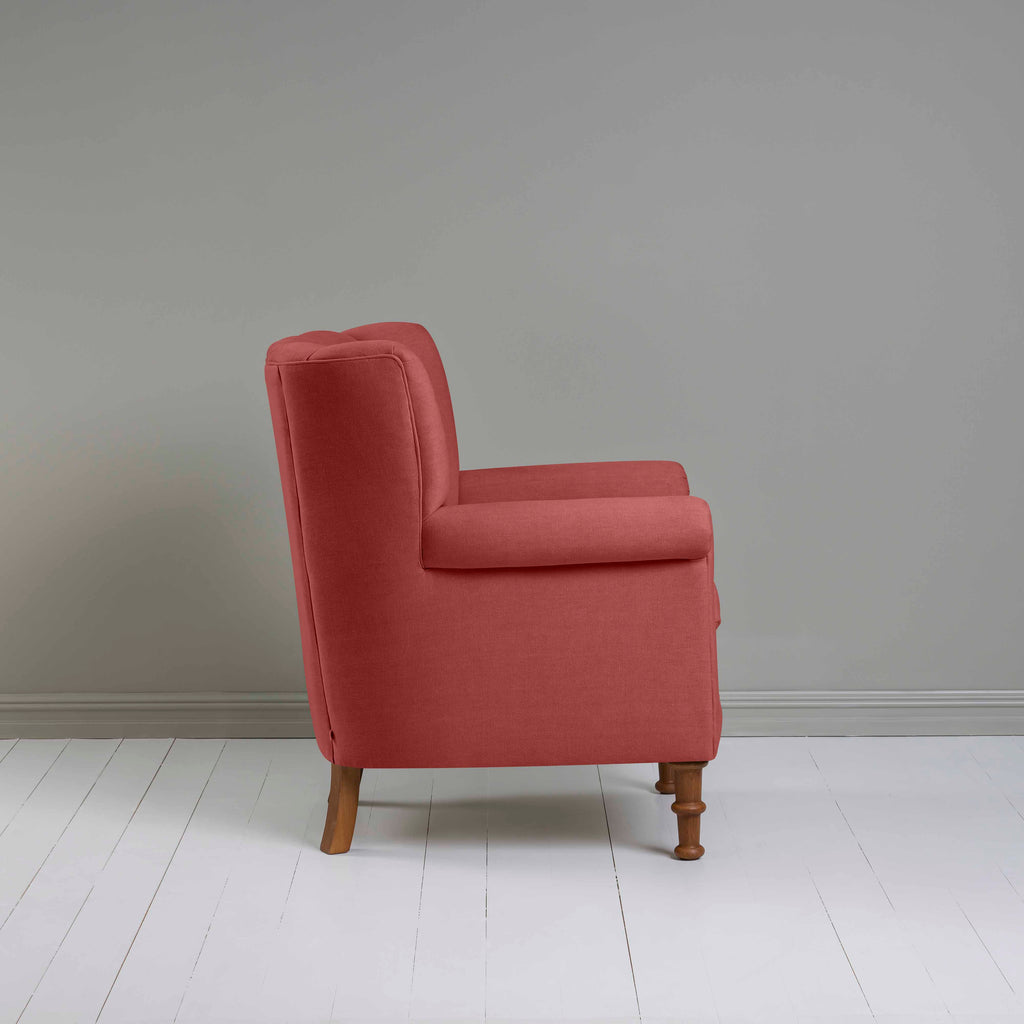  Time Out Armchair in Laidback Linen Rouge 