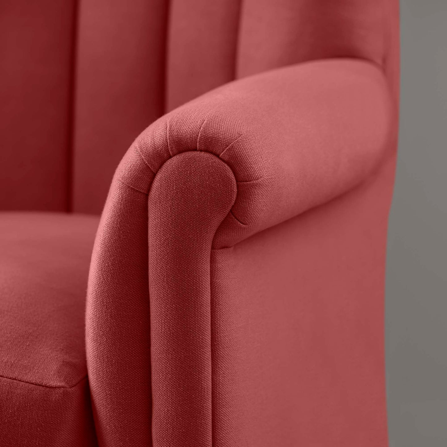 Time Out Armchair in Laidback Linen Rouge