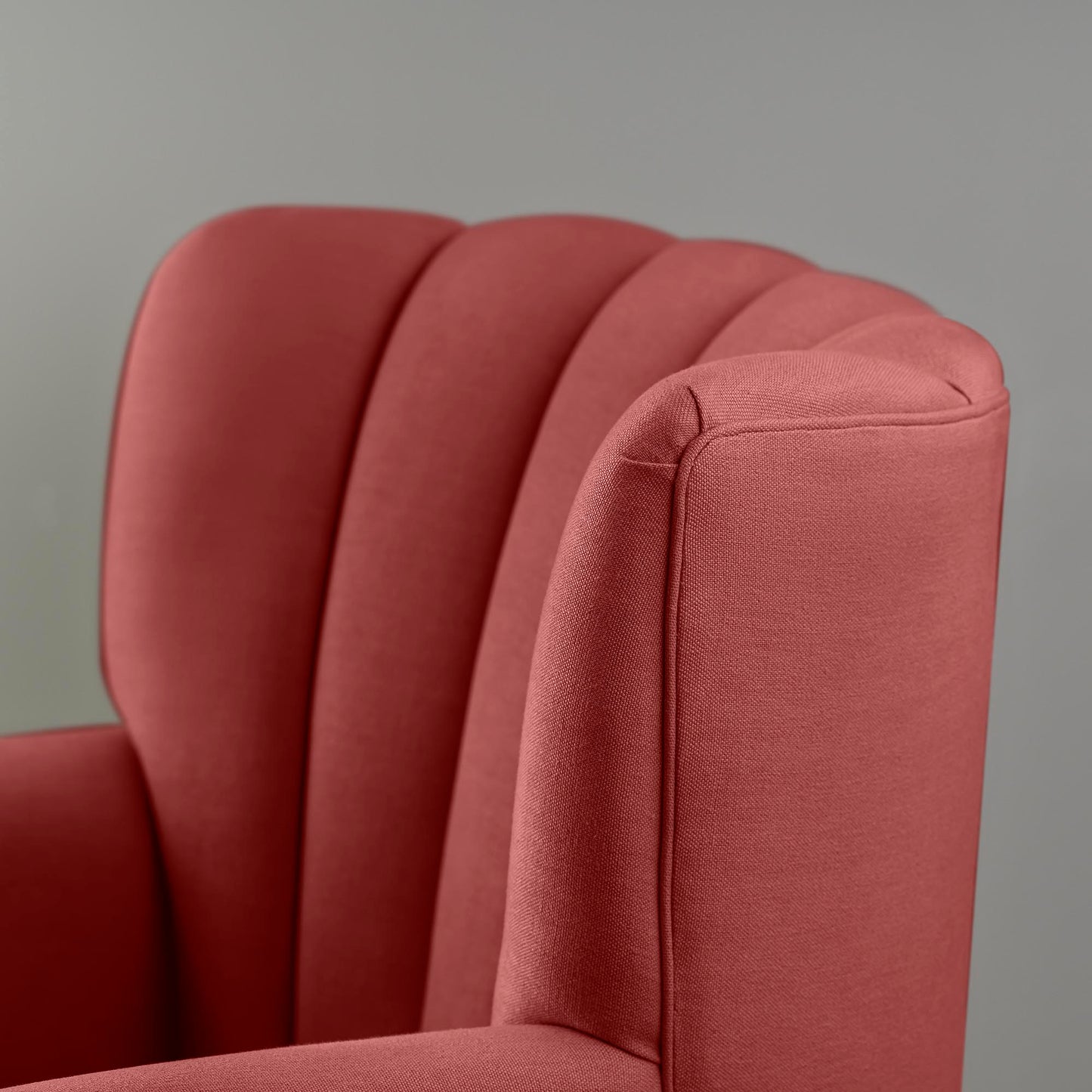 Time Out Armchair in Laidback Linen Rouge