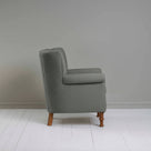  Time Out Armchair in Laidback Linen Shadow, Side View - NiX 