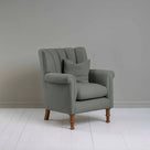  Time Out Armchair in Laidback Linen Shadow, Side View With Matching  Cushion - NiX 
