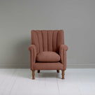  Time Out Armchair in Laidback Linen Sweet Briar, Front View - NiX 