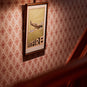  A picture on Rhombus Wallpaper in Rhubarb and Pink - Nicola Harding & Co. 